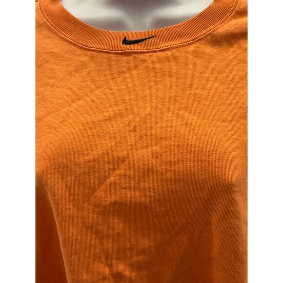 Nike Women’s Wash Tank Top Atomic Orange Crop Top Size M - Picture 2 of 5